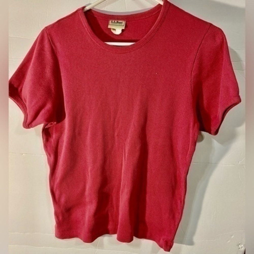 L.L.BEAN PINK SHIRT SIZE S
